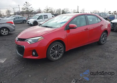 2014 Toyota Corolla S Plus z USA, uszkodzony, nr VIN 2T1BURHE6EC009493